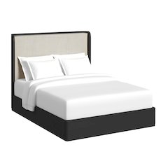 Camelot Queen UPH Bed in Black