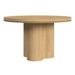 Camelot Round Dining Table in Natural