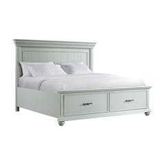 Brooks King Platform Storage Bed in Grey