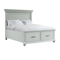 Brooks Queen Platform Storage Bed in Grey