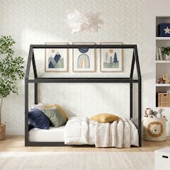 Santino Full Montessori Bed in Grey