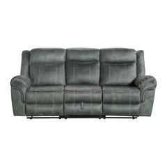 Tasso Motion Sofa with Dropdown in FB367 Charcoal