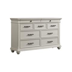 Brooks 9-Drawer Dresser in Antique White