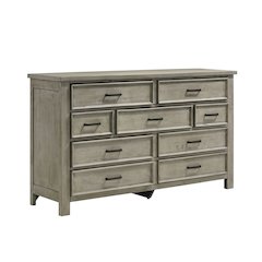 Sullivan 9-Drawer Dresser in Drift Grey