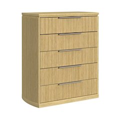 Sutton 5-Drawer Chest in Natural
