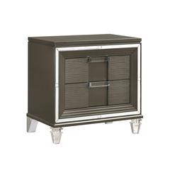 Charlotte 2-Drawer Nightstand w/ USB