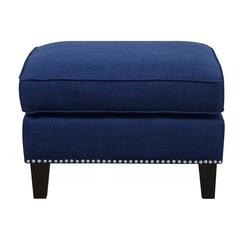 Emery Blue Ottoman
