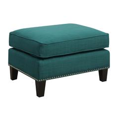 Emery Teal Ottoman