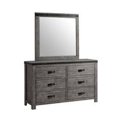 Montauk Youth 6 Drawer Dresser & Mirror Set