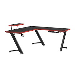 Vertex L shape Desk in Black