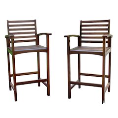 Highland Acacia Maine Bar Stool (Set of 2)