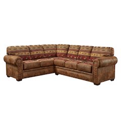 Microfiber Two-Piece Sectional Sofa with Comfortable Cushioned Seating