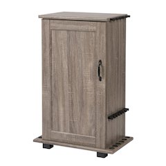 Fishing Storage Cabinet in Barnwood Laminate with Durable Design