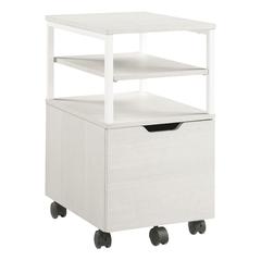 Contempo Mobile Cart in White Oak, CNT15-WK