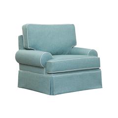 American Furniture Classics Coastal Aqua Series Upholstered Arm Chair