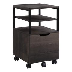 Contempo Mobile Cart in Ozark Ash finish, CNT15-AH