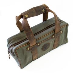 Canvas and Leather Ammo Bag