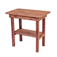 Cedar Rectangle Side Table
