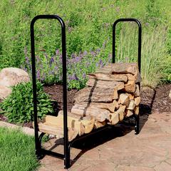 Outdoor Leisure Products Steel Log Rack w/Cover