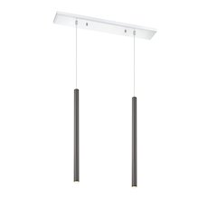 Z-Lite 2 Light Linear Chandelier