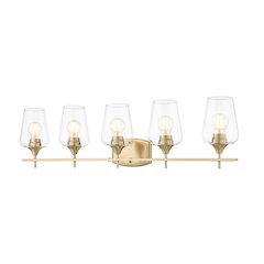 Z-Lite 5 Light Vanity, Burnished Brass