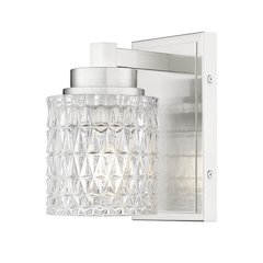 Z-Lite 1 Light Wall Sconce, Brushed Nickel