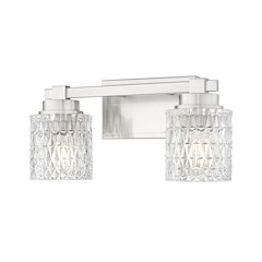 Z-Lite 2 Light Vanity, Brushed Nickel
