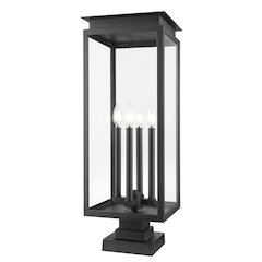 Z-Lite 4 Light Outdoor Pier Mounted Fixture