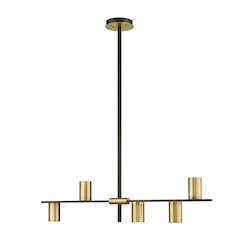 Z-Lite 5 Light Linear Chandelier