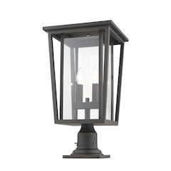 Z-Lite 2 Light Outdoor Pier Mounted Fixture