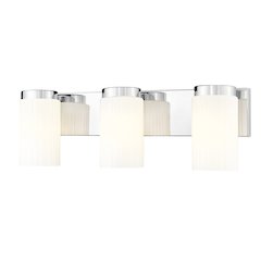 Z-Lite Burk 3 Light Vanity, Chrome
