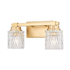 Z-Lite 2 Light Vanity, Modern Gold
