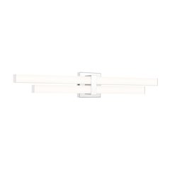 Z-Lite Zane 2 Light Vanity in Chrome  Frame Finish