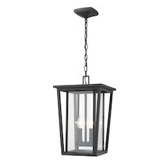 Z-Lite 2 Light Outdoor Chain Mount Ceiling Fixture