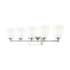 Z-Lite Oren 5 Light Vanity in Chrome  color, Steel frame