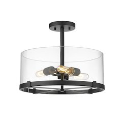Z-Lite 3 Light Semi Flush Mount