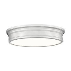 Z-Lite 1 Light Flush Mount, Brushed Nickel