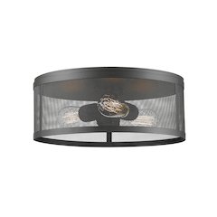 Z-Lite 3 Light Flush Mount