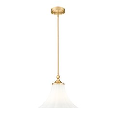 Z-Lite 1 Light Pendant, Modern Gold