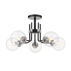 Z-Lite 5 Light Semi Flush Mount