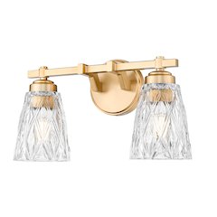 Z-Lite 2 Light Vanity, Modern Gold