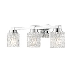 Z-Lite 3 Light Vanity, Chrome