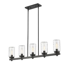 Z-Lite 5 Light Outdoor Linear Chandelier