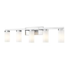 Z-Lite Danica 5 Light Vanity in Chrome color, Steel frame