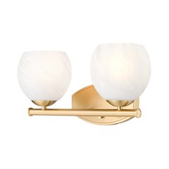 Z-Lite 2 Light Vanity, Modern Gold