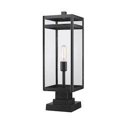 Z-Lite 1 Light Outdoor Pier Mounted Fixture