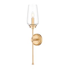 Z-Lite 1 Light Wall Sconce, Modern Gold