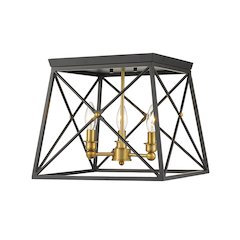 Z-Lite 3 Light Flush Mount