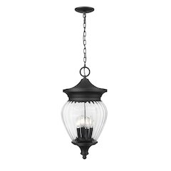 Z-Lite 4 Light Outdoor Chain Mount Ceiling Fixture