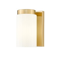 Z-Lite Burk 1 Light Wall Sconce, Luxe Gold